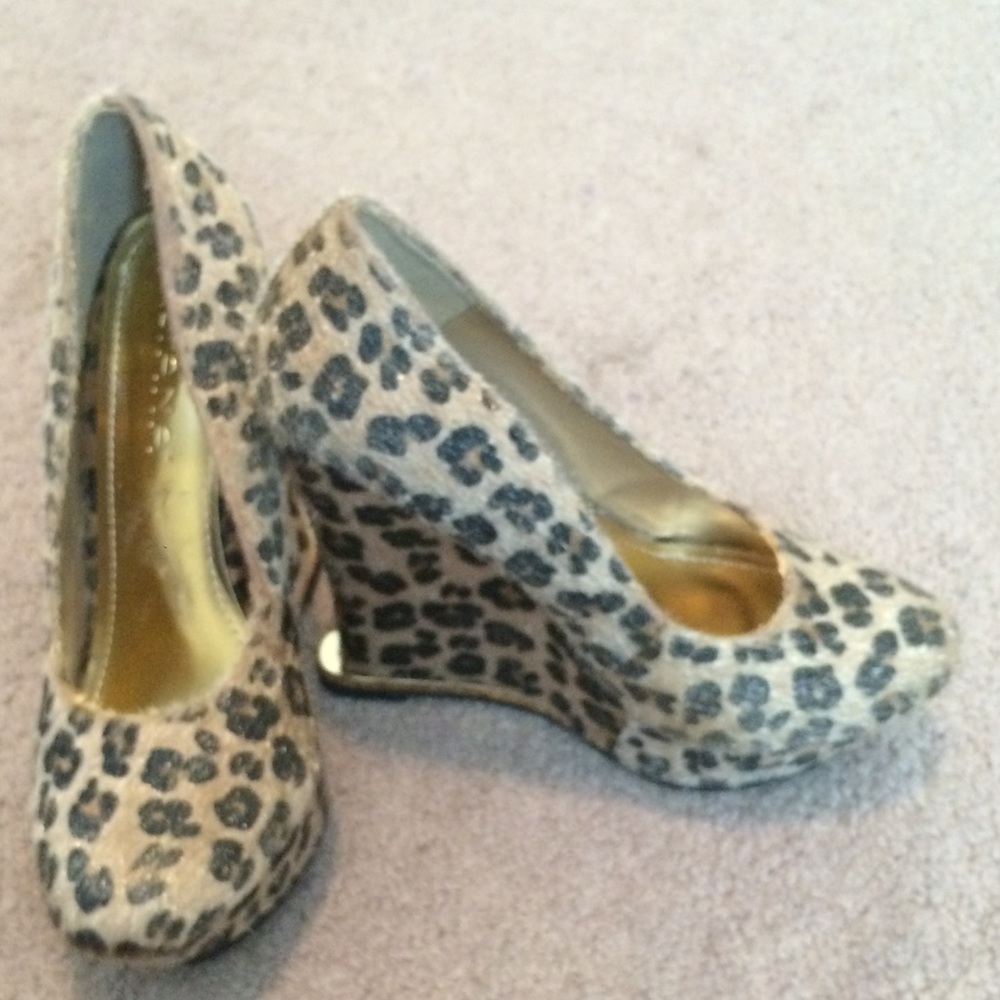 Leopard shoes (satin)